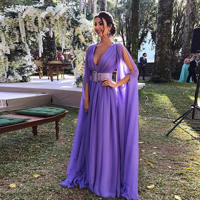 Women's Dress Deep V Waist