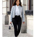 Women's Wear High Quality Sequined Casual Coat