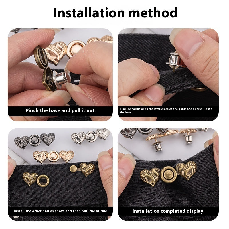 Detachable Jeans Button Waist Shaping Artifact