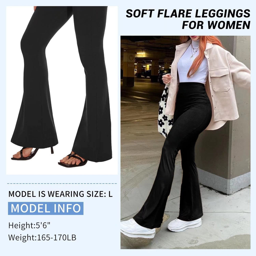 Flared Pants - Cropped High-waisted Printed Ethnic Style 2-piece