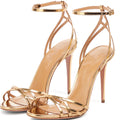 New Fashion Plus Size Round Toe Stiletto Heel Sandals