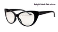 Classic Retro Women's Cat Eye Plain Glasses