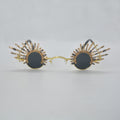 Retro Design Irregular Tassel Sunglasses