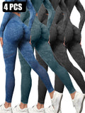 4PACK Active Yoga Pants Women's Yoga Pants
