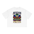 AYIZAN PRIVÈ 1804 Haitian Heritage Boxy Crop Tee  Heritage, reimagined