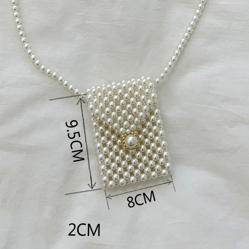 Pearl Bag Female  Messenger Bag Wild Mini Retro Western Style Pearl