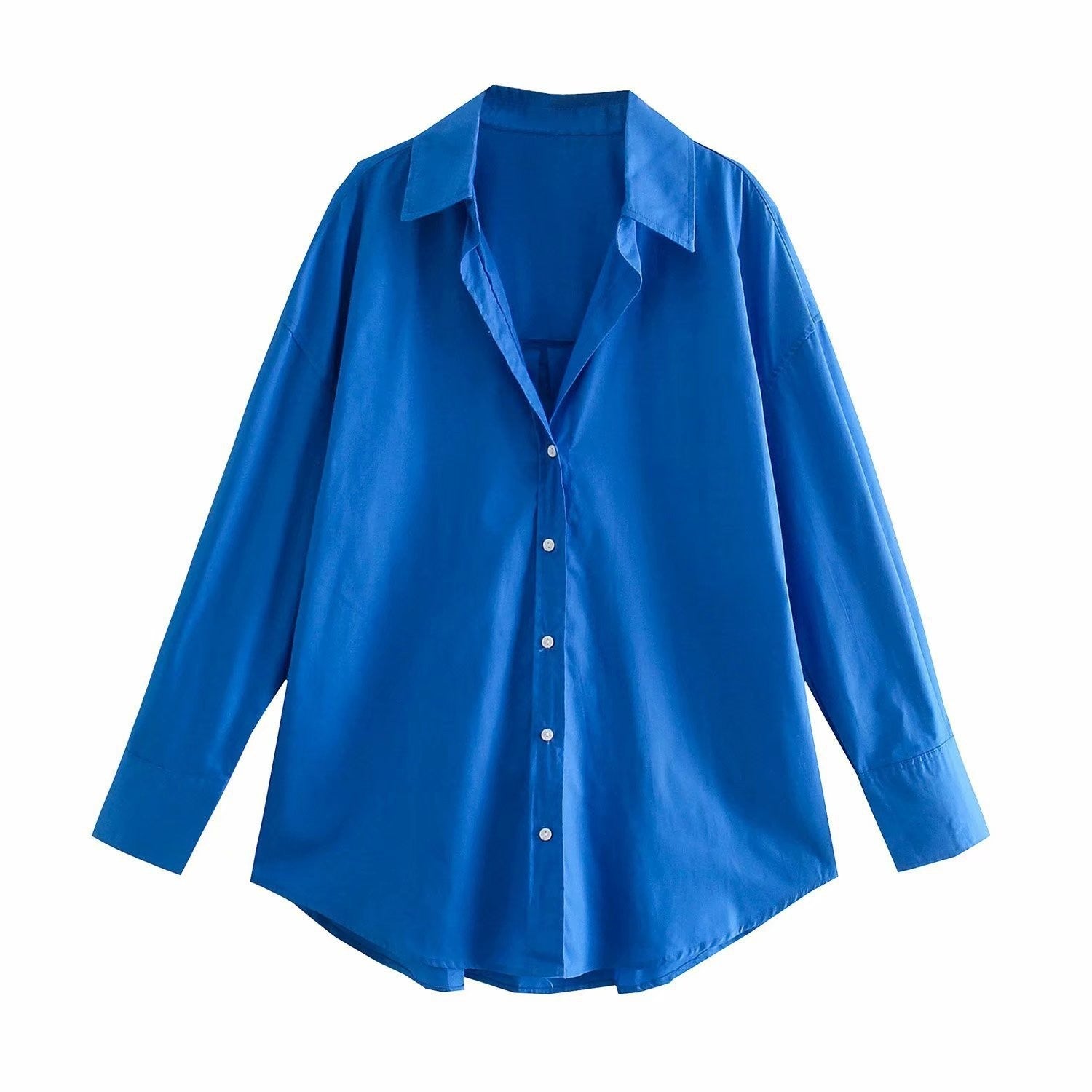 Urban Casual Multi-color Poplin Shirt