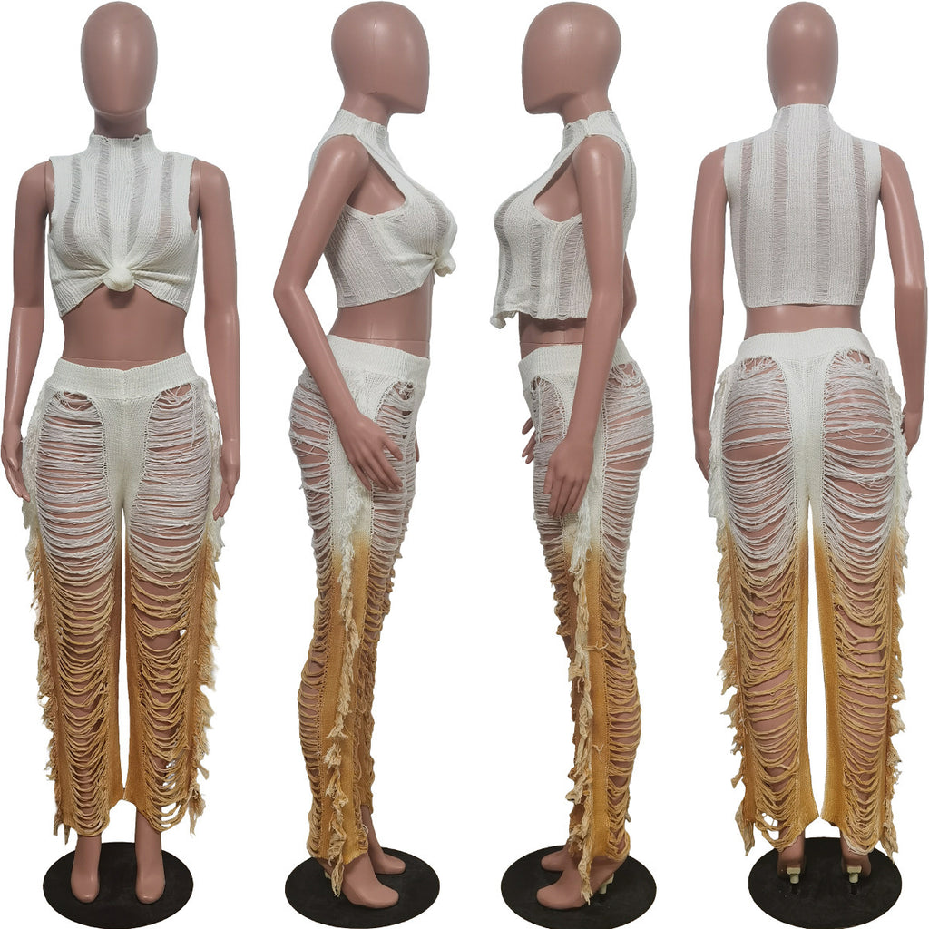 Women's Clothing Casual Vest Trousers Suit