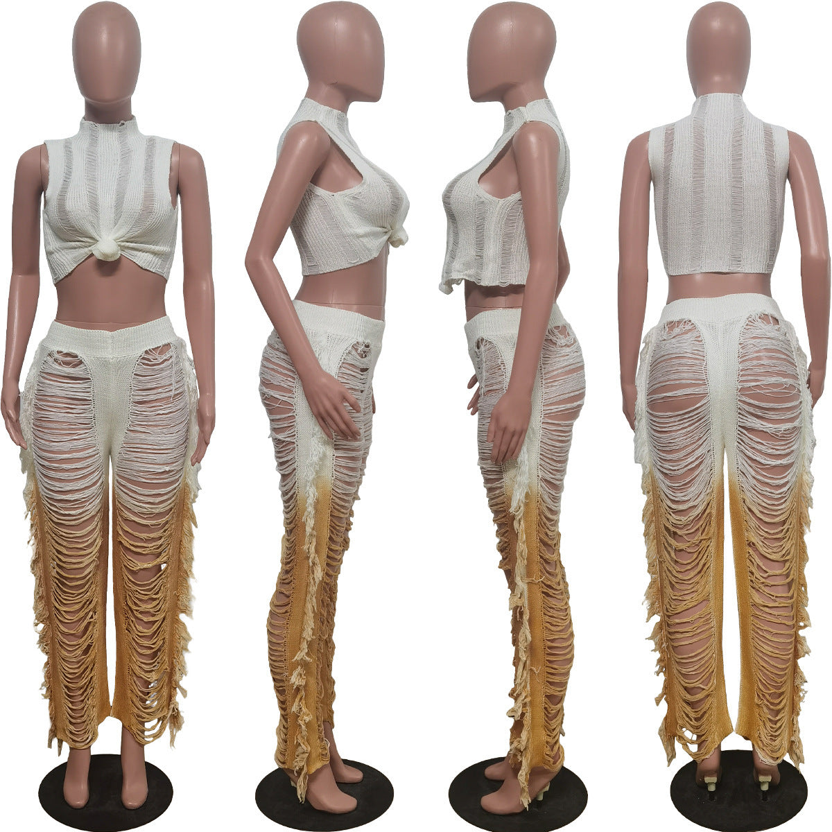 Women's Clothing Casual Vest Trousers Suit