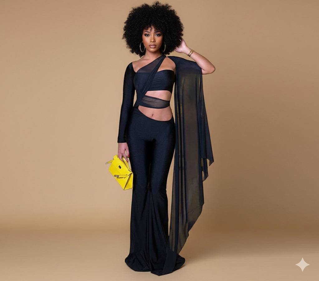 Women's Solid Color Sexy Cutout Irregular Design Slim Fit Bodysuit