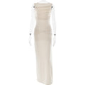 New Summer Round Neck Backless Dress Fashion Sleeveless