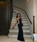 Off-shoulder Collar Off-shoulder Slim-fit Flattering Hollow Dress