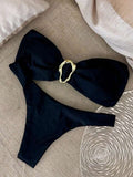 Women's Bikini Tube Top Split