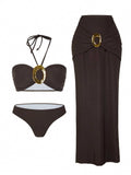 Design Sense One Piece Swimsuit Beach Hot Spring Suit Female