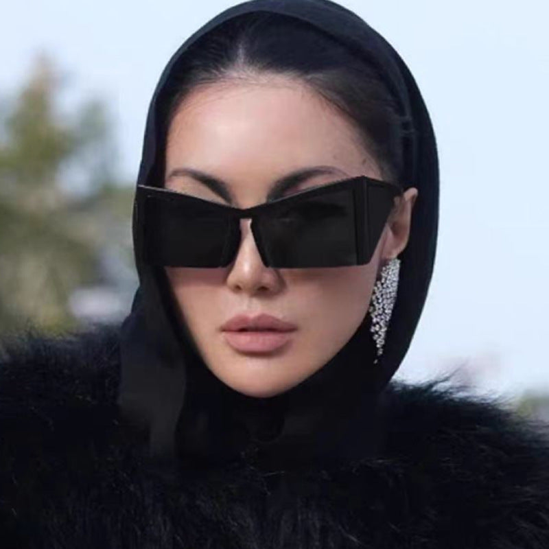 Y2g Special-shaped Half-frame Niche Sunglasses