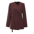 Irregular Cutting Heavy Industry Corns Waist-tight Suit Jacket