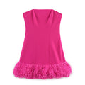 European And American Style Summer Solid Color Sexy Girly Style Tube Top Dress