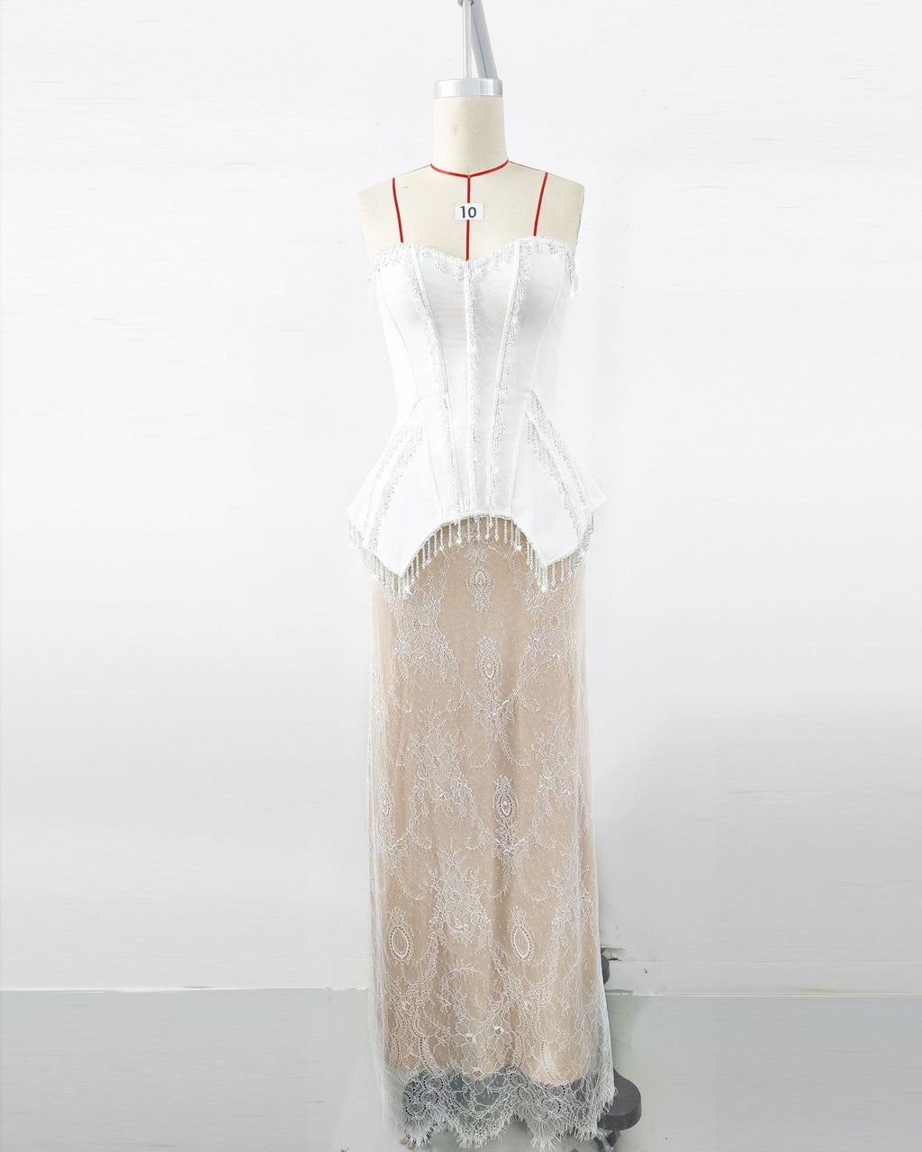 Socialite Style Elegant High-end Exquisite Crystal Evening Dress