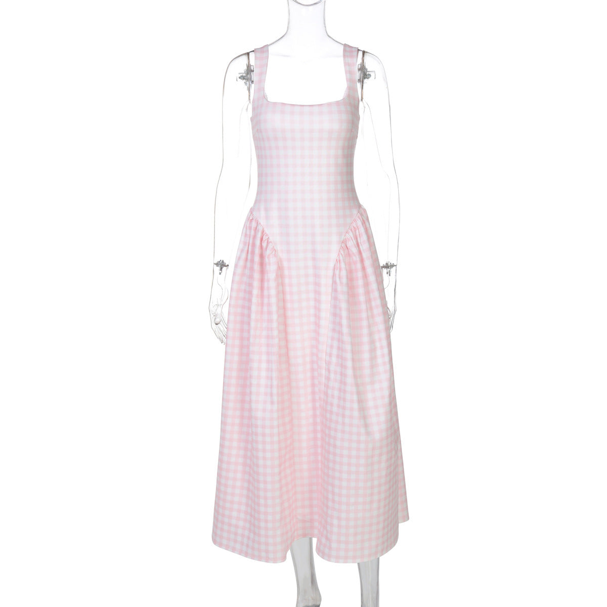 Fashion French Style Fresh European And American Strap Dress Women