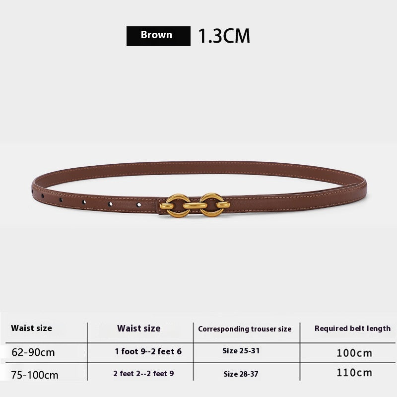 Belt Women's Fine Decoration With Suit Skirt