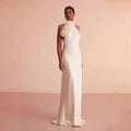 Halter Backless Evening Dress Niche Elegant