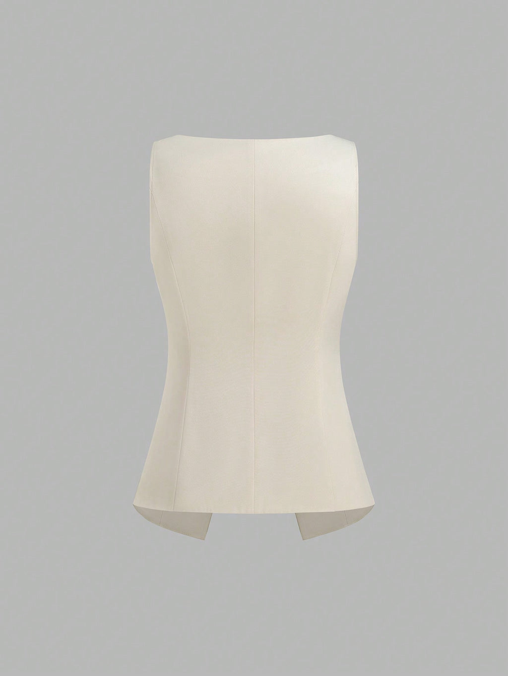 Women's Casual Minimalist Single-Breasted Cinched Waist Camisole, Summer