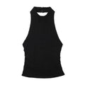 Stylish Good Texture Hanging Collar Top