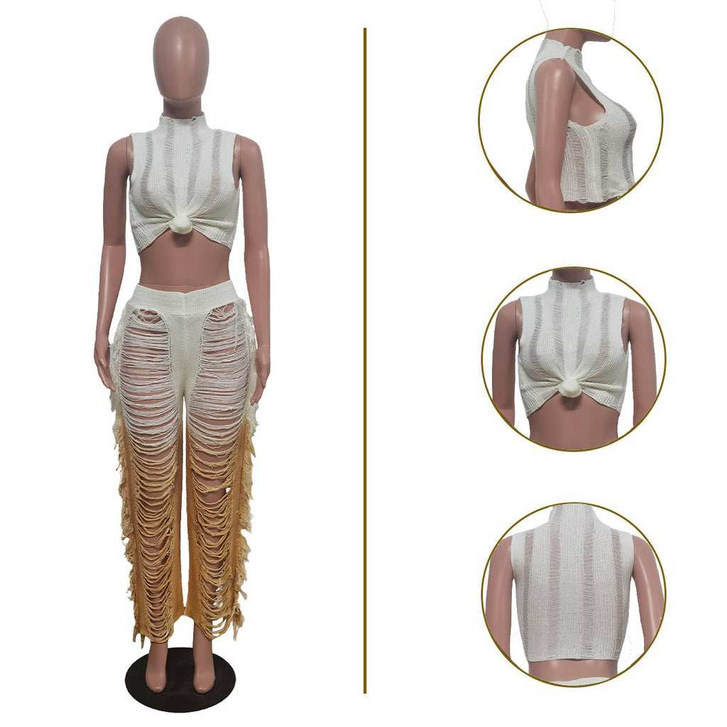 Women's Clothing Casual Vest Trousers Suit